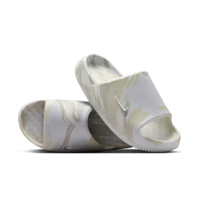 Nike Women's Calm 2.0 Marbled Slides In Multi