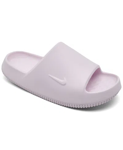 Nike Women's Calm 2.0 Slide Sandals From Finish Line In Pink