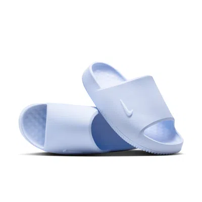 Nike Women's Calm 2.0 Slides In Blue