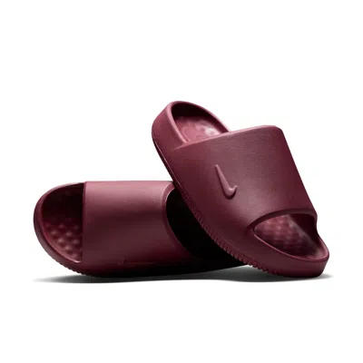 Nike Women's Calm 2.0 Slides In Red