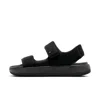 Nike Touch-strap Platform Sandals In Black