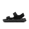 Nike Touch-strap Platform Sandals In Black