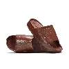 Nike Women's Calm Slides In Red Sepia/red Sepia
