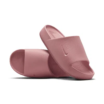 Nike Women's Calm Slides In Pink