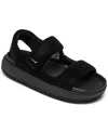Nike Women's Calm Strap Sandals From Finish Line In Black