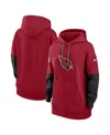 Nike Cardinal Arizona Cardinals 2024 Sideline Essential Fleece Pullover Hoodie In Red
