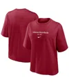 Nike Cardinal Arkansas Razorbacks Boxy T-shirt In Red