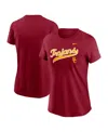 Nike Usc Athletic Prep Arch Local Script  Women's College T-shirt In Red