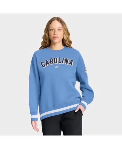 Nike Women's Carolina Blue North Carolina Tar Heels Oversized Legacy Phoenix Sweatshirt