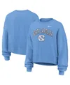 Nike Women's Carolina Blue North Carolina Tar Heels Oversized Phoenix Arch Pullover Sweatshirt In Blue