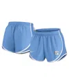 Nike Women's Carolina Blue North Carolina Tar Heels Primetime Tempo Performance Shorts In Light Blue,white