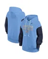 Nike Women's Carolina Blue/navy North Carolina Tar Heels Oversized Legacy Phoenix Pullover Hoodie In Blue