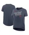 Nike Women's Charcoal Los Angeles Dodgers 2025 City Connect Flowy Fashion Tri-blend Performance T-shirt