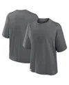 Nike Charcoal New Orleans Saints Glory Arch Boxy T-shirt In Gray