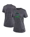 Nike Women's Charcoal Tampa Bay Rays Authentic Collection City Connect Velocity Performance T-shirt In Charcoal