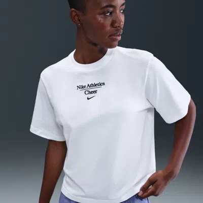 Nike Women's Cheer Boxy T-shirt In White