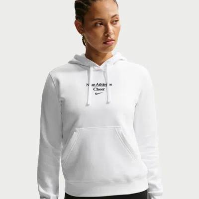 Nike Women's Cheer Pullover Hoodie In White