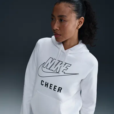 Nike Women's Cheer Pullover Hoodie In White