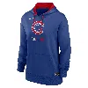 Nike Women's Chicago Cubs Authentic Collection  Therma Mlb Pullover Hoodie In Blue