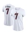 Nike Women's C.j. Stroud White Houston Texans Player Name Number T-shirt In White