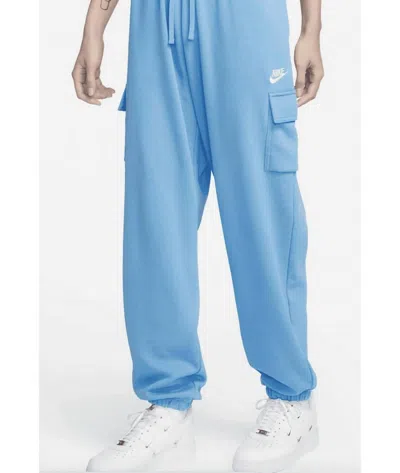 Nike Women's Club Cargo Sweatpants - Plus In University Blue