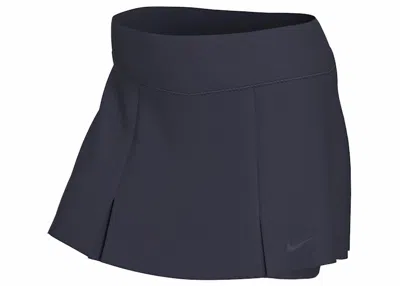 Pre-owned Nike Women's Club Short Tennis Skirt In Navy Blue