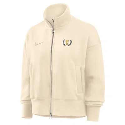 Nike Women's College (coppin State University)  Women's Phoenix Fleece Track Jacket In Brown