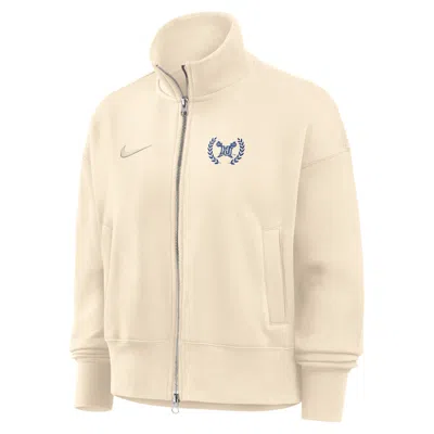 Nike Women's College (hampton University)  Women's Phoenix Fleece Track Jacket In Brown