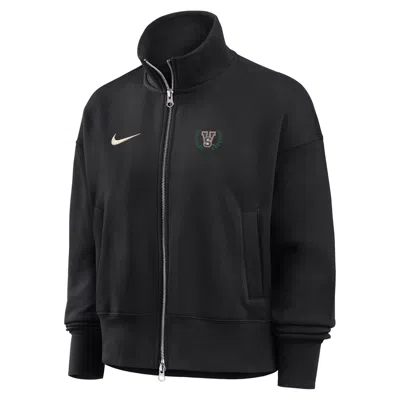 Nike Women's College (mississippi Valley State University)  Women's Phoenix Fleece Track Jacket In Black