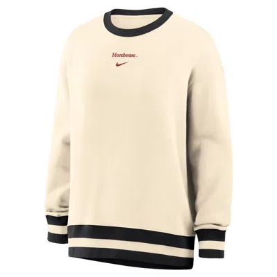 Nike Women's College (morehouse College) Phoenix Fleece Oversized Sweatshirt In Brown