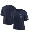 Nike Women's College Navy Tennessee Titans Performance Pocket T-shirt