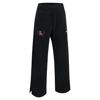 Nike Women's College (prairie View A&m University) Phoenix Fleece Pants In Black