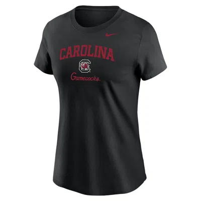 Nike Women's College (south Carolina Gamecocks) Short-sleeve T-shirt In Black