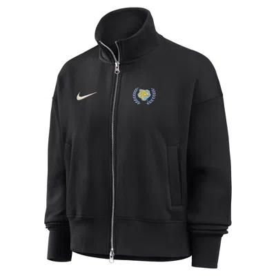 Nike Women's College (southern University And A&m)  Women's Phoenix Fleece Track Jacket In Black
