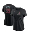 Nike Women's Corbin Burnes Black Arizona Diamondbacks Fuse Name Number T-shirt In Black