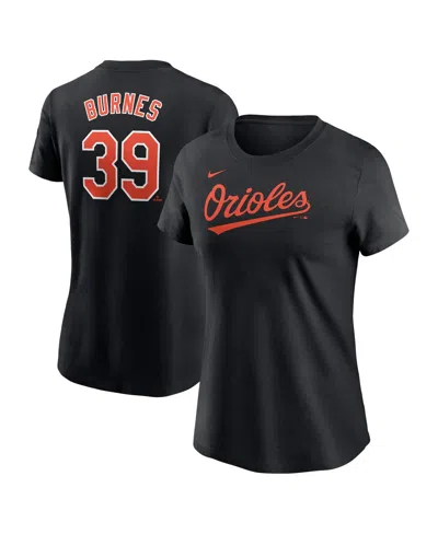 Nike Women's Corbin Burnes Black Baltimore Orioles Fuse Name Number T-shirt