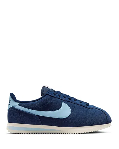 Nike Women's Cortez Leather Sneakers In Blue