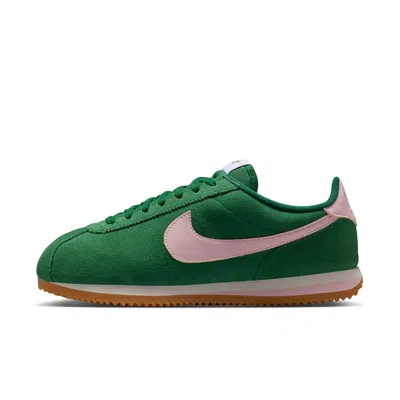Nike Womens  Cortez In Sport Green/sail/pink Foam