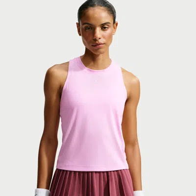 Nike Women's Court Advantage Aero-fit Tennis Tank Top In Pink