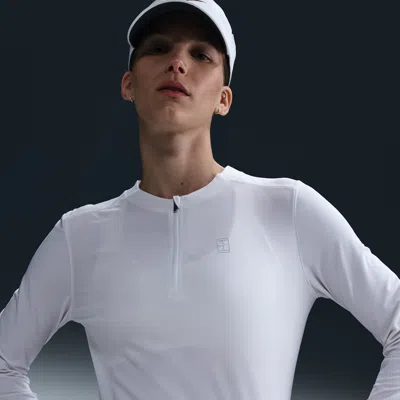 Nike Women's Court Advantage Dri-fit Mid-layer Tennis Top