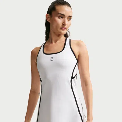 Nike Women's Court Advantage Dri-fit Tennis Dress In White