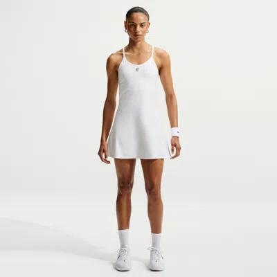 Nike Women's Court Advantage Dri-fit Tennis Dress In White