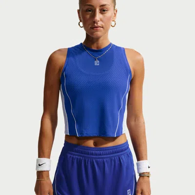 Nike Women's Court Advantage Dri-fit Tennis Tank Top In Blue
