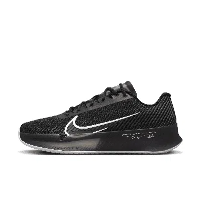 Nike Women's Zoom Vapor 11 Tennis Shoes In Black/white/anthracite In Black