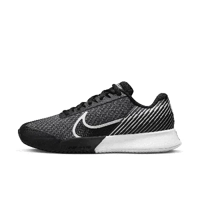 Nike Women's Court Air Zoom Vapor Pro 2 Clay Tennis Shoes In Black