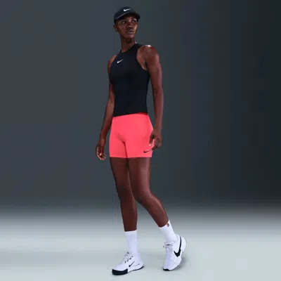 Nike Women's Court Dri-fit Tennis Shorts With Pockets In Pink