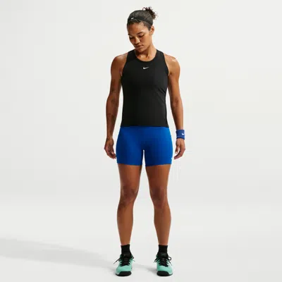 Nike Women's Court Dri-fit Tennis Shorts With Pockets In Blue
