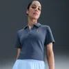 Nike Women's Court Heritage Short-sleeve Cropped Tennis Polo