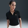 Nike Women's Court Heritage Short-sleeve Cropped Tennis Polo