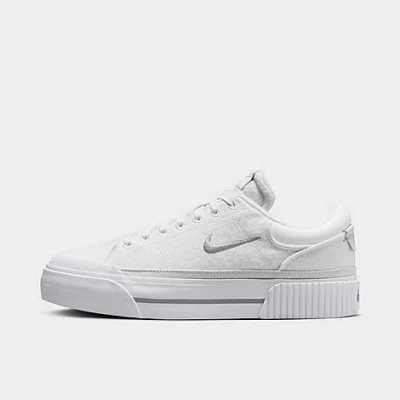 NIKE NIKE WOMEN'S COURT LEGACY LIFT LE CASUAL SHOES